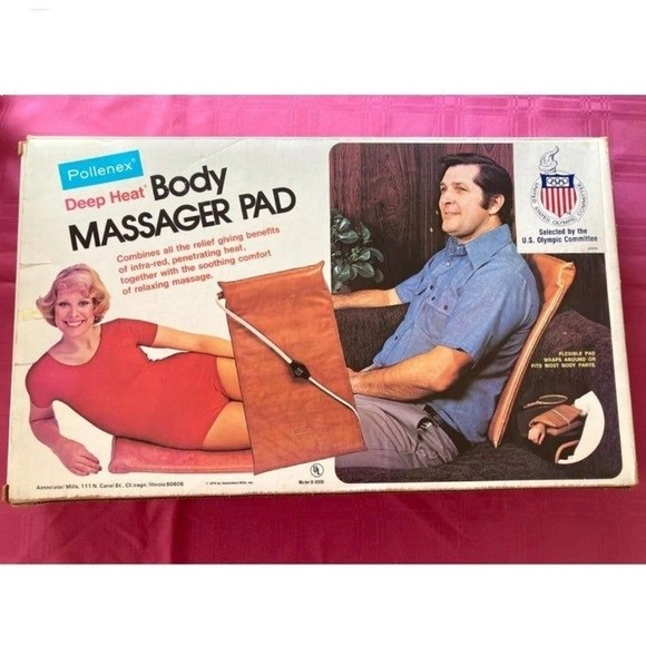 POLLENEX Other - VINTAGE POLLENEX BODY MASSAGER PAD WITH DEEP HEAT FLEXIBLE B-3000